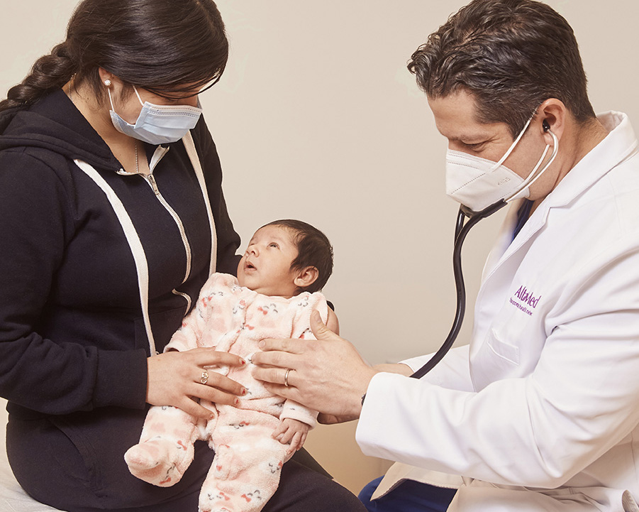 AltaMed doctor and patients